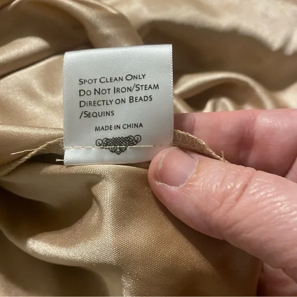 Sue Wong Nocturne Black and Nude Strapless Dress - Picture 15 of 16